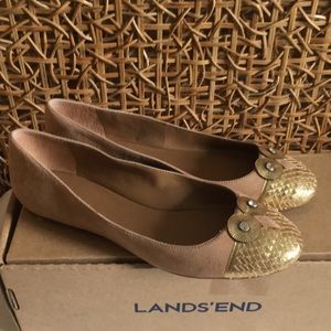 COPY - Lands’End Suede Owl Flats